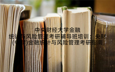中央财经大学金融统计与风险管理考研辅导班培训：央财(中财)金融统计与风险管理考研指南