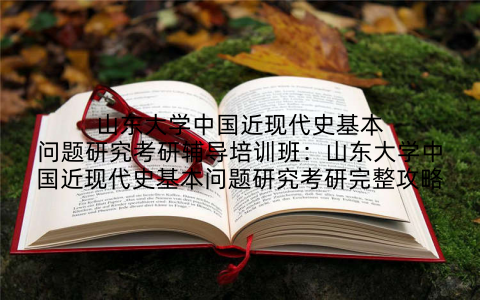 山东大学中国近现代史基本问题研究考研辅导培训班：山东大学中国近现代史基本问题研究考研完整攻略