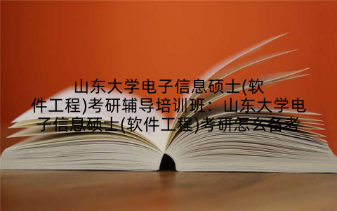 山东大学电子信息硕士(软件工程)考研辅导培训班：山东大学电子信息硕士(软件工程)考研怎么备考