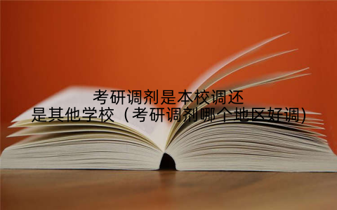 考研调剂是本校调还是其他学校(考研调剂哪个地区好调)