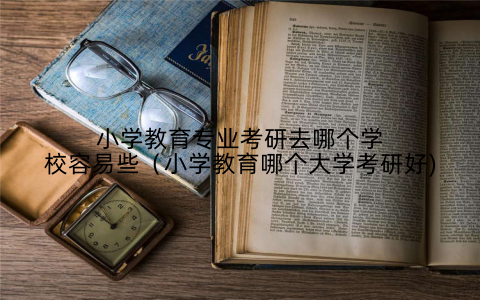 小学教育专业考研去哪个学校容易些（小学教育哪个大学考研好)