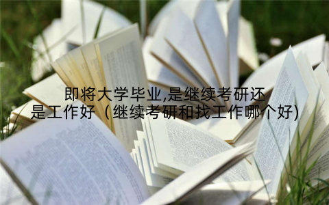 即将大学毕业,是继续考研还是工作好(继续考研和找工作哪个好)