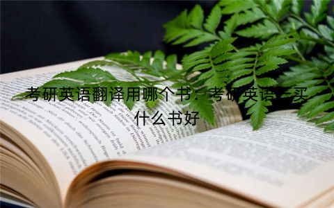考研英语翻译用哪个书:考研英语一买什么书好